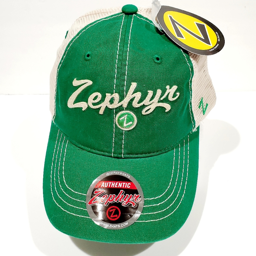 Zephyr Brand Custom Circle Z Green Trucker Baseball Cap Hat Unisex OSFM NWT